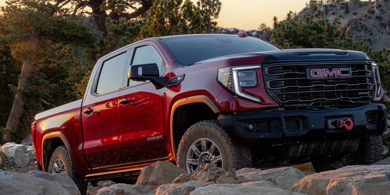red 2026 gmc sierra truck